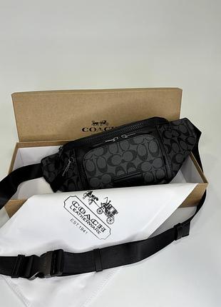 Чоловіча сумка бананка track signature canvas