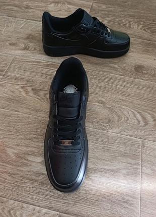 Кроссовки nike air force 1 low black мужские, р. 43 (полномерный)