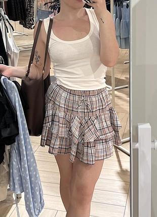 Спідниця в клітинку h&m