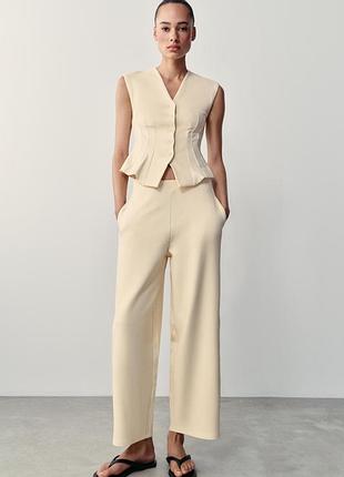 Костюм zara з інтерлоку нова колекція розмір s
