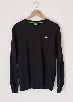 Оригінальний світшот hugo boss (зелена лінія), р. l (чорний)