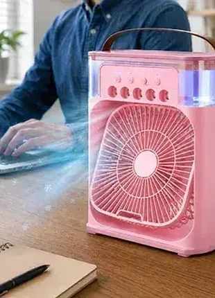 Вентилятор mini cooling fan wk-12 500 мл розовый