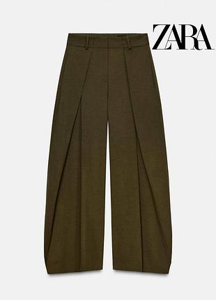 Ультрамодные брюки zara с защипами