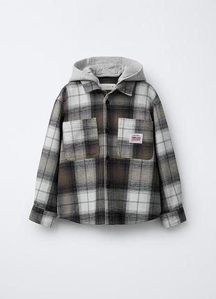 Верхняя рубашка рубашка ветровка куртка 116 122 см zara