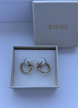 Стильні сережки burker eternity