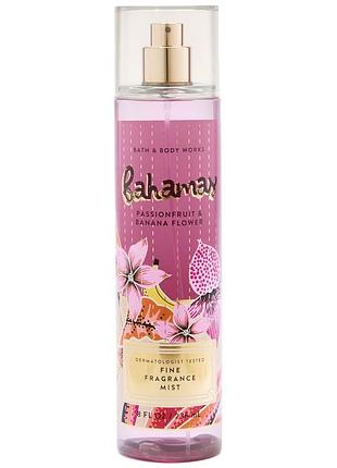 Парфумований спрей для тіла bath & body works bahamas passionfruit mist