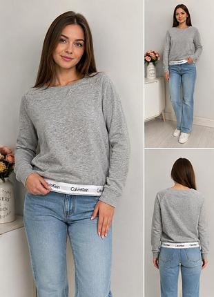 Стильний укорочений світшот calvin klein s-m