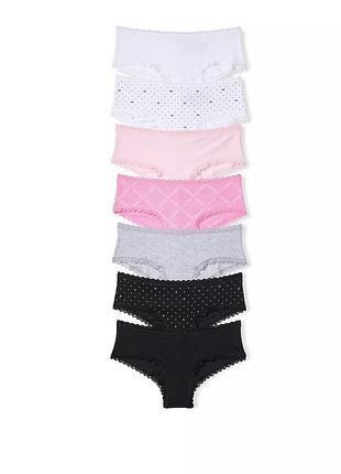 Набір бавовняних трусиків victoria’s secret!