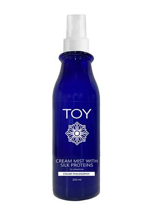 Toy color philosophy мист-крем с протеинами шелка для ухода за окрашенными волосами, 250 мл