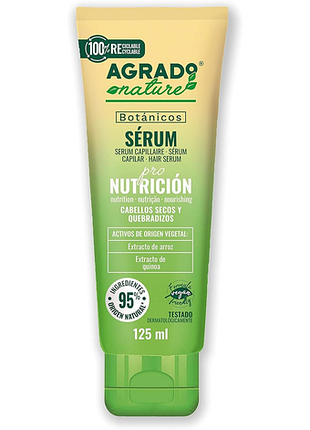 Сироватка для волосся agrado nature botaniques nutrition serum живлення 125 мл