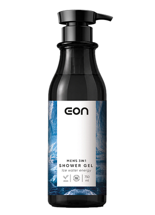 Eon мужской гель для душа 3 в 1 ice water energy, 750 мл