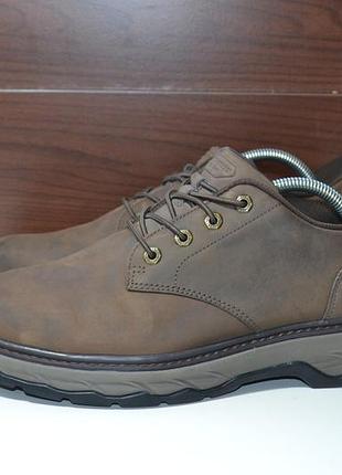 Skechers lockett 45р туфли ботинки кожаные полуботинки оригинал