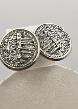 Сережки серебряные с кубическим цирконием "пер'я" 8,43 г