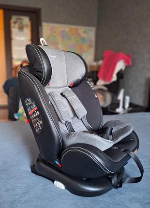 Автокрісло carrello asteroid група 0+1/2/3 isofix з поворотом crl-12801/2 magnet gray