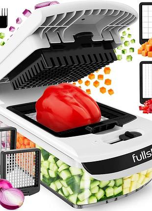 Тертка-слайсер 2 в 1 багатофункціональна fullstar all-in-one blade біла