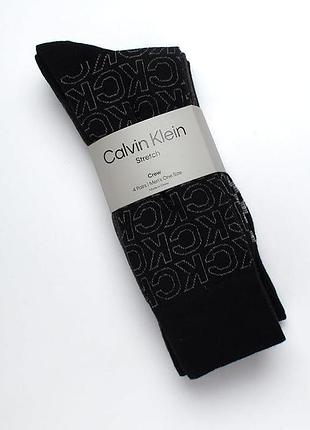 Набор мужских из 4 шт мягких хлопковых носков calvin klein