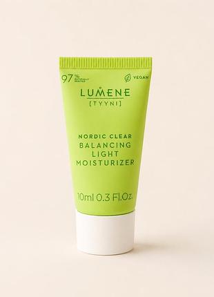 Lumene nordic clear [tyyni] balancing light moisturizer — балансувальний крем для обличчя 10 мл