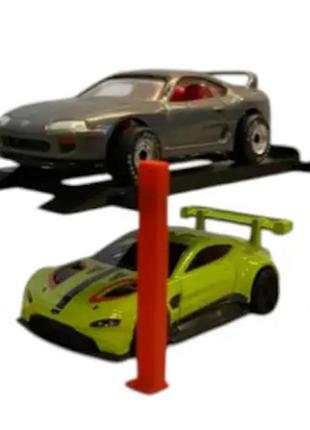 Подъемник для машин hot wheels diecast 164 масштаба 3d печать 2