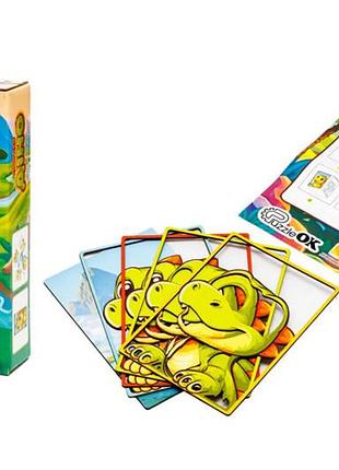 Картина пазл 3d puz-40012 "пригоди діно" дерев'яна puzzleok