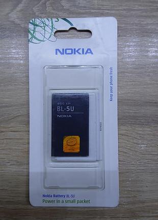 Оригинальный аккумулятор nokia bl-5u 1000mah 3.7v li-ion original