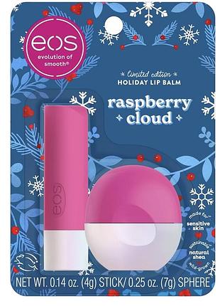 Набір бальзамів для губ eos raspberry cloud 2 шт.