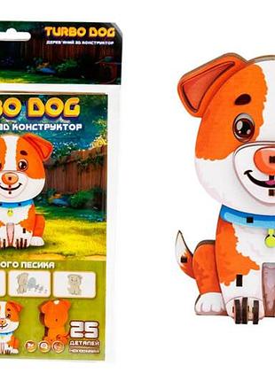 Конструктор дерев'яний puz-00975" turbo dog" puzzleok