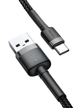 Кабель baseus cafule cable usb to type-c 1m 3
