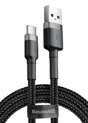 Кабель baseus cafule cable usb to type-c 1m 6