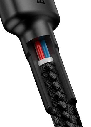 Кабель baseus cafule cable usb to type-c 1m 8