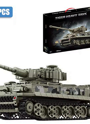 Уценка конструктор немецкий танк королевский тигр 1 вторая мировая война 968 деталей