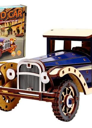 Конструктор puz-00955 retro car, деревянный puzzleok