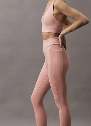 Жіночі спортивні легінси calvin klein sport high waist 7/8 leggings - m