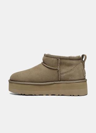Ugg ultra mini platform light grey 🤎