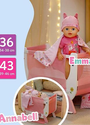 Кроватка для куклы baby born – сны единорога