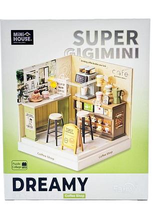 Конструктор-румбокс mini house серії інтер'єр міні – кав’ярня