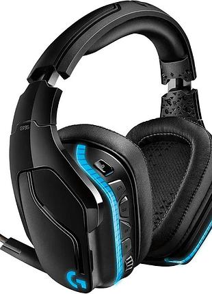Наушники игровые logitech g935 rgb подсветка, микрофон, объёмный звук