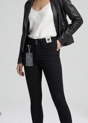 Жіночі чорні джинси g-star raw lynn (нові з етикетками)