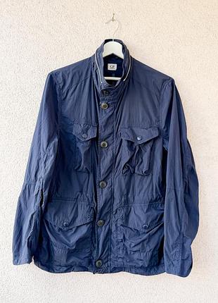 Чоловіча куртка c.p. company chrome blue m65 goggle jacket (розмір 50 / m)