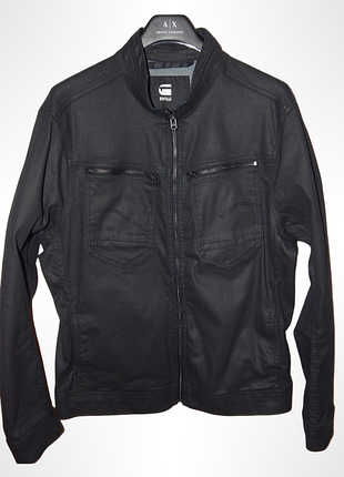 Джинсовая куртка g-star raw men's arc zip deconstructed 3d denim jacket. size l/48