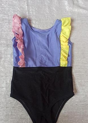 Яркий брендовый купальник wauw capow harper swimsuit (дания), 7-8 лет