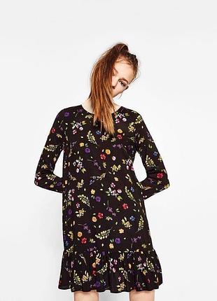 Женское платье сарафан zara в идеальном состоянии. размер s
