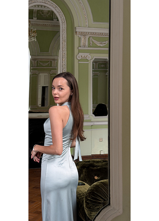 Вечірня сукня-американка josephine , арт.090 оливковый