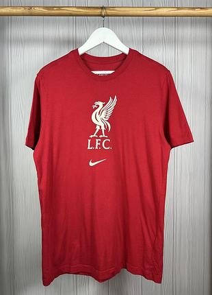 Nike fc liverpool logo футболка в колаборації з футбольним клубом розмір м