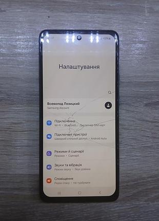 Б/у смартфон samsung galaxy a52 4/128gb sm-a525f, 6.5", 2 sim, 4g lte, 64mp, 4500mah