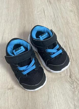 Кроссовки nike revolution 2 детские 18.5 стелька 9 см черные на липучке