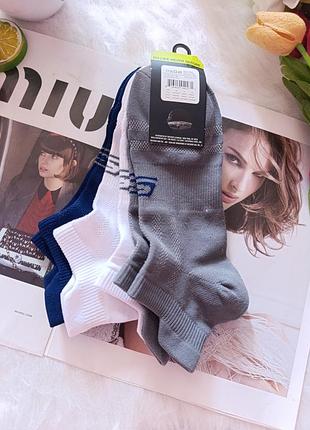 Набор низких спортивных носков skechers (pack of 3) 🔥