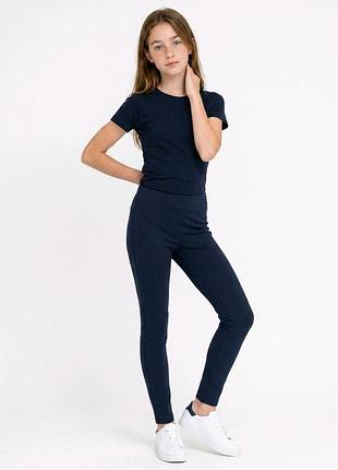 Однотонные трикотажные лосины для девушки 150-160 см (12-13 лет)