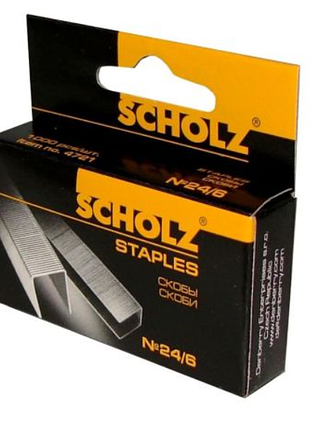 Скобы №24/6 30л scholz 4721