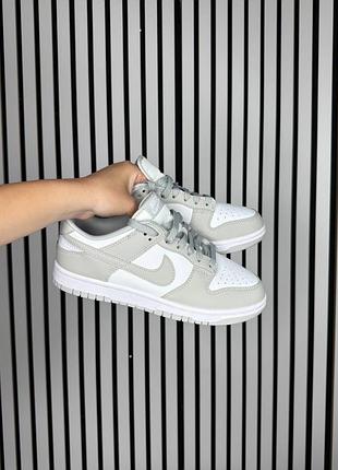 Стильні кросівки nike dunk low grey fod
