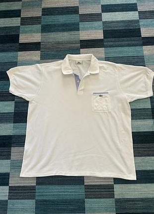 Біле поло lacoste